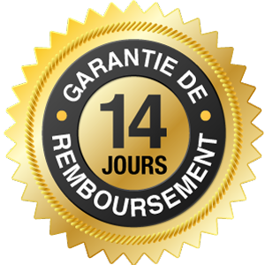 Sceau : garantie satisfait ou remboursé 14 jours